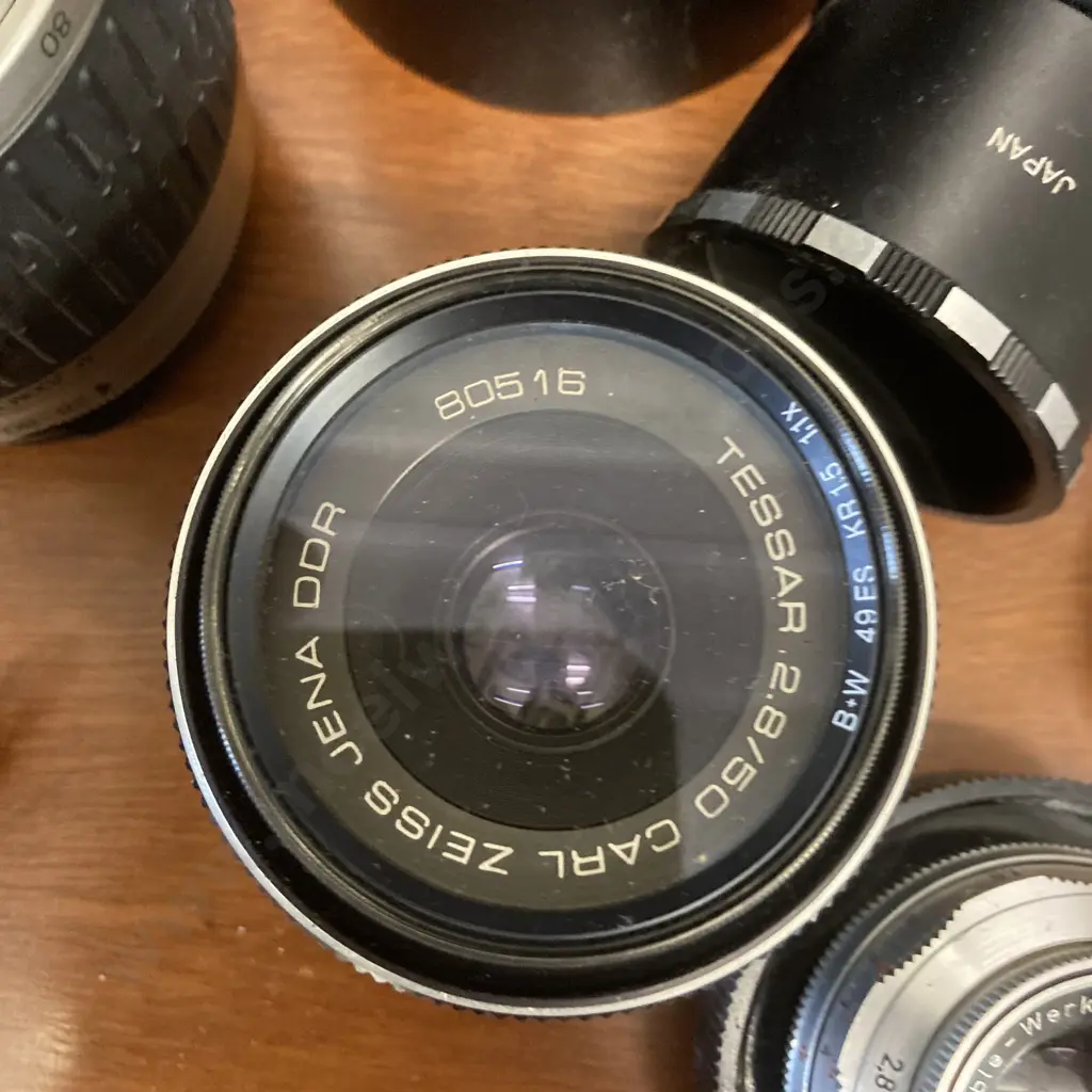 Assorted Camera Lenses, Cases Etc Image 1++